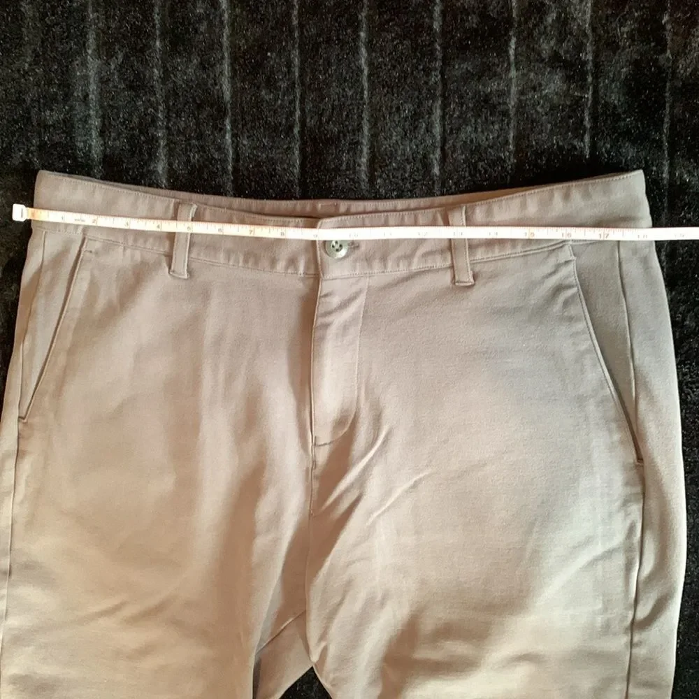 Bugatchi Performance Pants in Charcoal Gray Size 36 Men’s